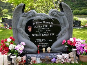 Twin Angel Headstone Twin Angel Headstone